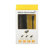 Coms 컴스 FW999 HDMI 컨버터(Micro HDMI to VGA), 오디오 지원