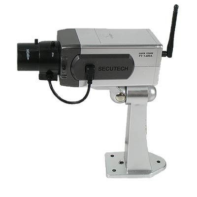 Coms 컴스 PT-1400A 모형CCTV카메라/LED작동/움직임감지기능(자동회전)