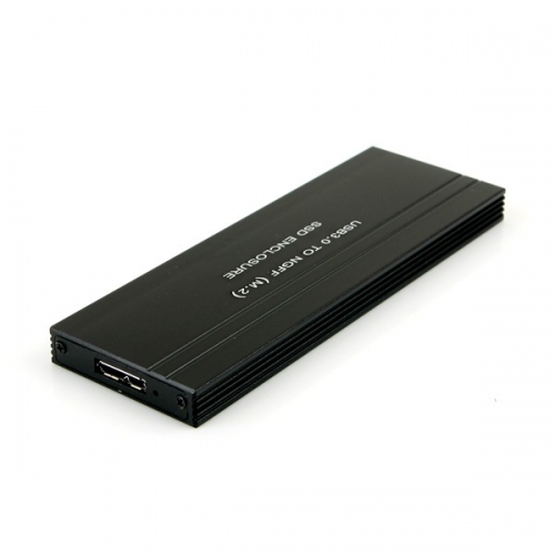 Coms 컴스 HB678 USB 외장 케이스(SSD), 초소형 M.2(NGFF)/Black