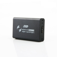 Coms 컴스 ITA328 USB 3.0 외장 케이스(mSATA 50mm), Black