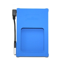 Coms 컴스 130110 USB 외장하드 케이스 /2.5인치/실리콘/블루