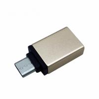 랜스타 LS-U30F-C31M-G USB 3.1 OTG 젠더 Type C/M-USB - 3.0 A/F, 골드메탈