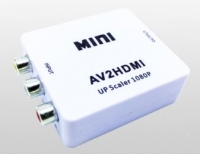 랜스타 LS-AV2HD AV컨버터(AV to HDMI), 3RCA/F To HDMI/F, 양방향 불가