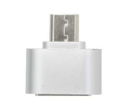 Coms 컴스 BT028 스마트폰 OTG 젠더-Micro M/USB F Silver