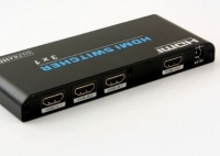 Coms 컴스 PV991 HDMI 선택기 (3:1) 2.0 지원 4K2K (60Hz), 리모콘