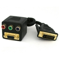 Coms 컴스G2266 DVI 선택 분배기 - DVD 1포트/D-SUB 1포트/ DVI-I 지원/ 동시 분배 불가