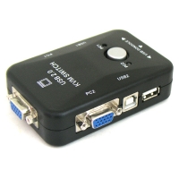 Coms 컴스 U2476 USB KVM 스위치 - PC 2대 연결/ 주변장치 연결 가능