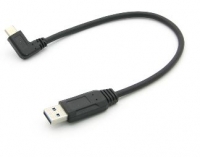 Coms 컴스 ND647 USB 3.1 젠더 (Type C) to USB 3.0 A(M) 꺾임 25cm