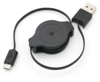 Coms 컴스 ND688 USB Micro 5핀 자동감김 케이블 (전원/데이터) 1M / USB A(M) to Micro 5P(M)