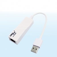 랜스타 LS-LAN20R 휴대용 USB 2.0 랜카드 , Realtek8152B 10/100M Ethernet 화이트
