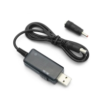 Coms 컴스 BS987 USB 전원 케이블(5.5) / 승압 / 5V to 9V - 12V / DC 젠더(5.5/3.5) 포함