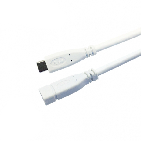 랜스타 LS-U31-CMCF-1M [USB 3.1] 케이블 USB 3.1 연장 C/M - C/F, 1M, White