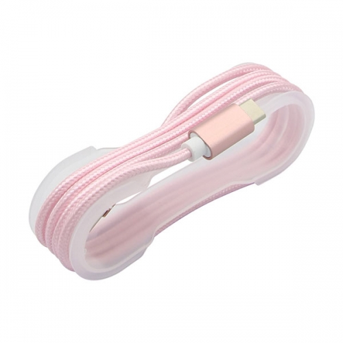 Coms 컴스 IF222 USB 3.1(Type C) 케이블(고정가이드) 1M, Pink