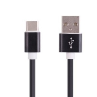 Coms 컴스 IE218 USB 3.1 (Type C) 케이블(고속충전/3A) 1M, Black