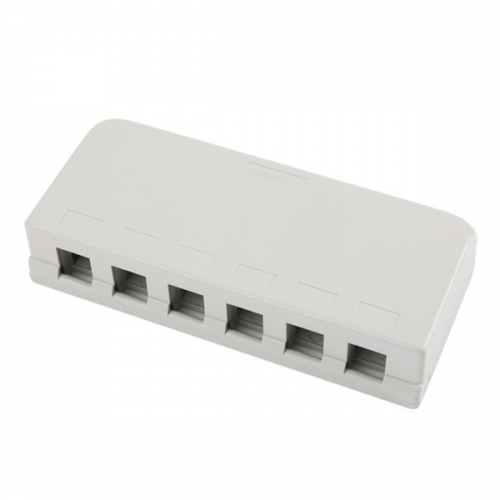 Coms 컴스 N0524 Mount / 마운트 box Case Outlet 6Port