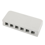 Coms 컴스 N0524 Mount / 마운트 box Case Outlet 6Port