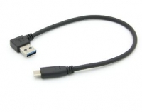 Coms 컴스 NA987 USB 3.1 젠더(Type C) USB 3.0 A(M) 우향꺾임 25cm