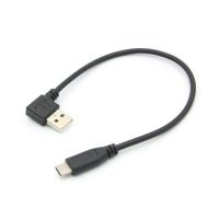 Coms 컴스 NA988 USB 3.1 젠더(Type-C) / USB 2.0 A(M) 좌향꺾임 25cm