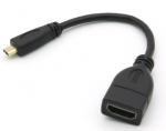 Coms 컴스 ID006 HDMI 젠더(Micro HDMI M/HDMI F) 15cm