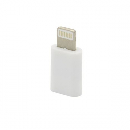 Coms 컴스 ID026 USB 3.1 Type C 젠더(C F / 8P M) Short, White / 8핀 변환젠더