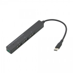 Coms 컴스 IF246 USB 3.1(Type C) 3포트 허브 + 3.5mm 스테레오 / USB 2.0 3Port / AUX Port (Audio)
