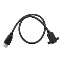 Coms 컴스 BT360 HDMI 연장 젠더(M/F) 50cm, 브라켓 연결용, 포트형