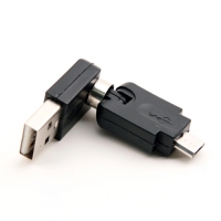Coms 컴스 BG298 USB 젠더 - A(M)/Micro B(M)/회전형 - 고급포장