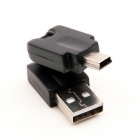 Coms 컴스 BG297 USB 젠더 - A(M)/Mini 5P(M)/회전형 - 고급포장