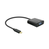 Coms 컴스 DM488 USB 3.1 Type C to VGA Audio(Aux) 변환 컨버터 / 오디오 지원