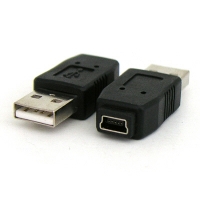 Coms 컴스 G2378 USB 젠더 미니 5핀 - USB A(M)/Mini 5핀 B 타입(F)
