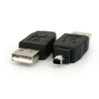 Coms 컴스 G2380 USB 젠더 미니 4핀 - USB A(M) / USB Mini 4핀 (M)
