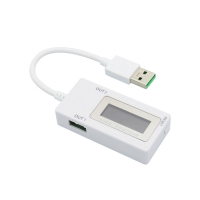 Coms 컴스 BT333 USB 테스터기(전류/전압 측정) 2Port / 20cm