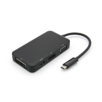 Coms 컴스 CT365 USB 3.1 컨버터(Type C) 4 in 1 (VGA/HDMI/DP/DVI 변환)