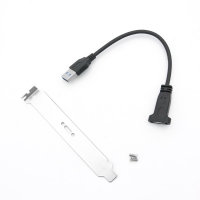 Coms 컴스 BT361 USB 포트/USB 3.1(Type C) 3.0 변환 젠더 / 브라켓 포함 / 20cm
