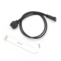 Coms 컴스 BT362 USB 포트/USB 3.1(Type C) 3.0 변환 젠더 20P / 브라켓 포함 / 50cm