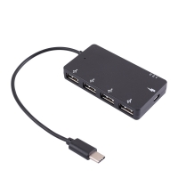 Coms 컴스 IE353 USB 3.1(Type C) 4포트 허브 / USB 2.0 4Port / 무전원 & 유전원 가능