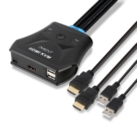 넥스트 NEXT-622HC-KVM 2:1 USB HDMI 케이블일체형 KVM 스위치 1.4M