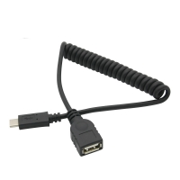 Coms 컴스 BT289 USB 3.1 Type C 케이블 / (USB 2.0 AF) 스프링 케이블 타입