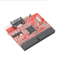 Coms 컴스 BS131 SATA 컨버터(SATA HDD용) / SATA to IDE 컨버터(SATA케이블 50cm) / Red