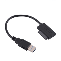 Coms 컴스 ND552  USB 컨버터(USB 3.0 M to Slimline SATA 꺾임) 15cm