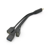 Coms 컴스 IE350 USB 3.1(Type C) 허브 케이블 3Port