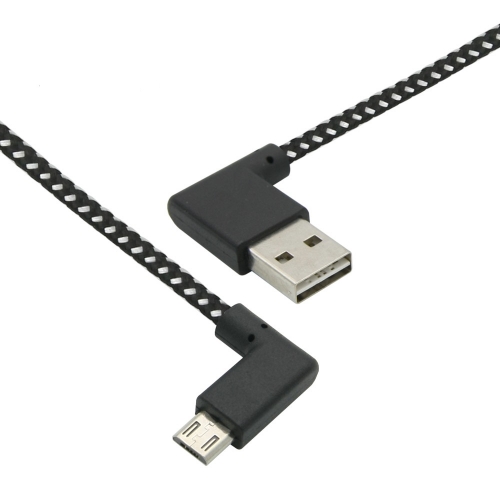 Coms 컴스 NA590 USB 충전+데이터통신 패브릭 자켓 케이블 20Cm