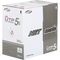 NETmate 강원전자 NMC-UTP30T CAT.5E UTP 케이블 305m 단선 화이트