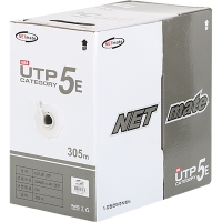 NETmate 강원전자 NMC-UTP15T CAT.5E UTP 케이블 305m 단선그레이