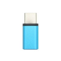 Coms 컴스 BT094 USB 3.1 Type C OTG 젠더 Blue