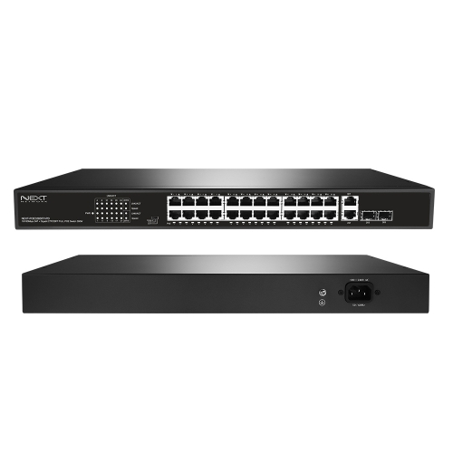 넥스트 NEXT-POE328SFP-PD 10/100Mbps 24포트 FULL POE스위치 390W